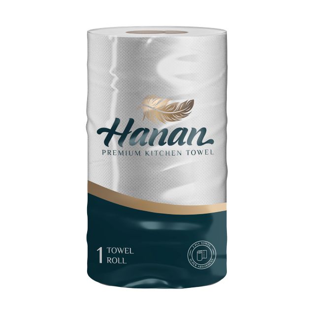 Hannan Kitchen Towel 2 Ply 1 Roll